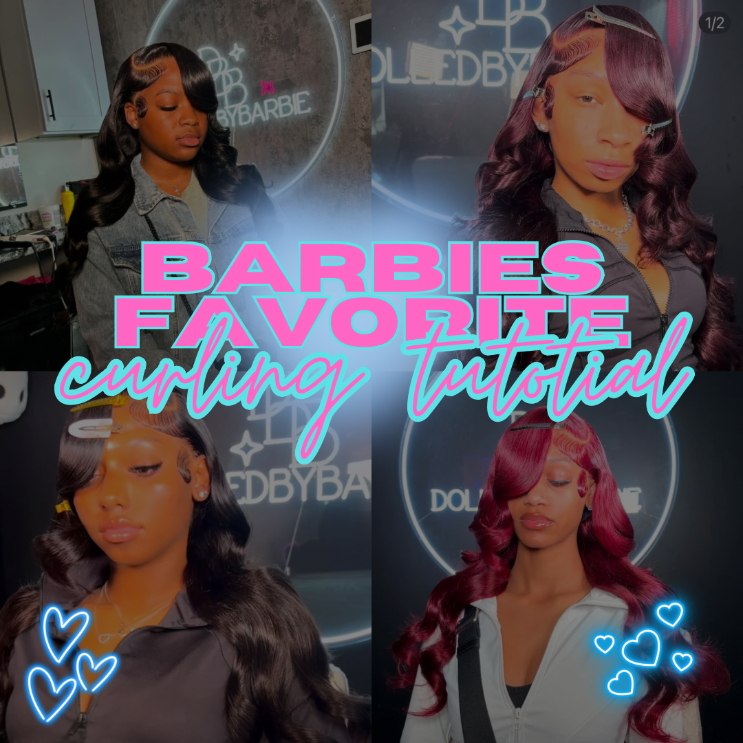 Barbies Favorite Curling Tutorial🩷🩵